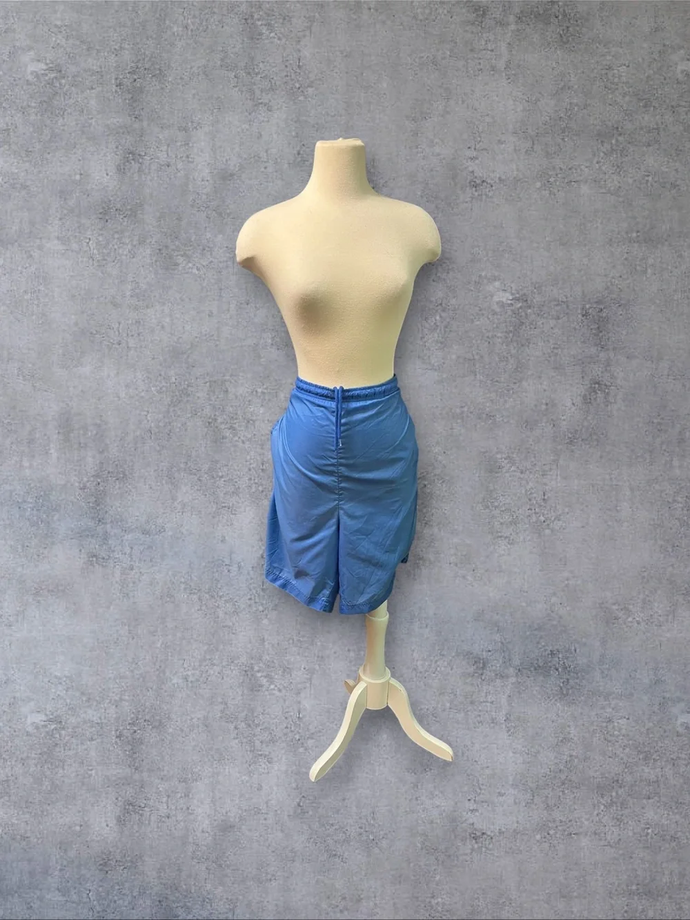 Vintage 90s / y2k adidas Blue & Green Colorblock Retro Sz L Swim Trunks